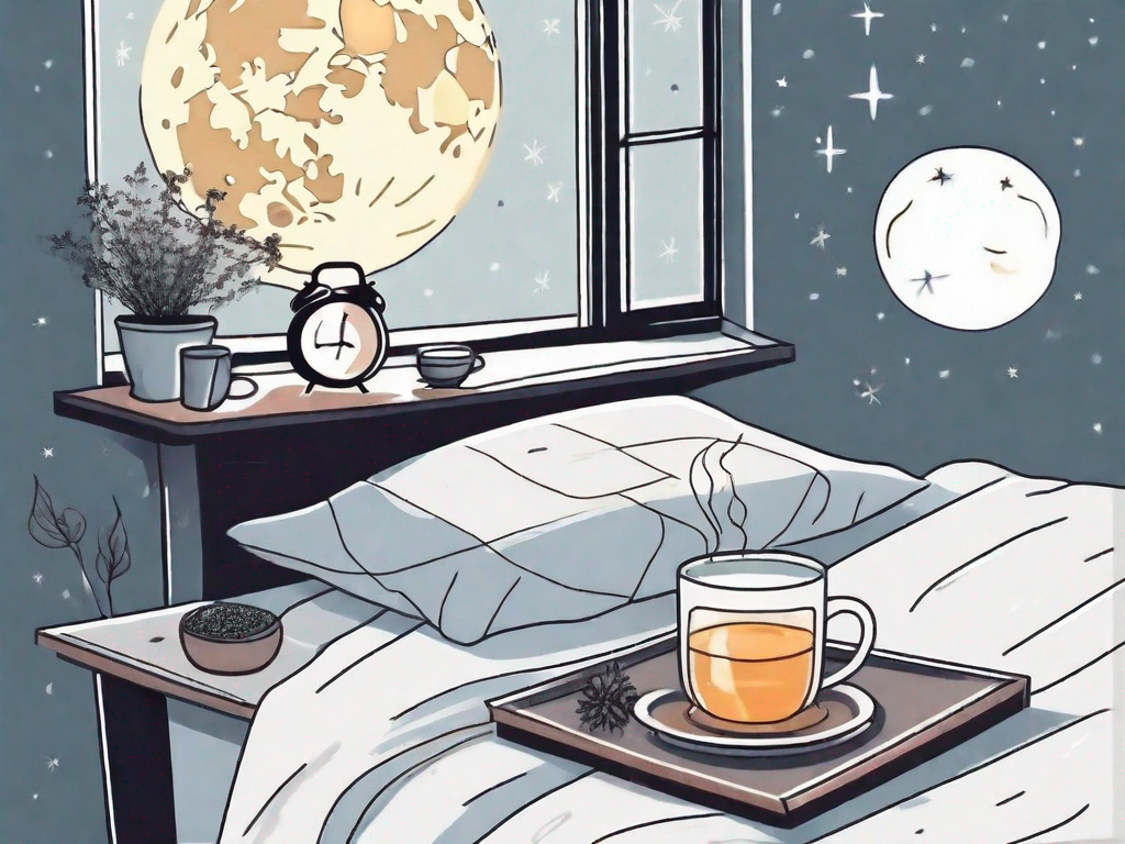 A bed with scattered tissues