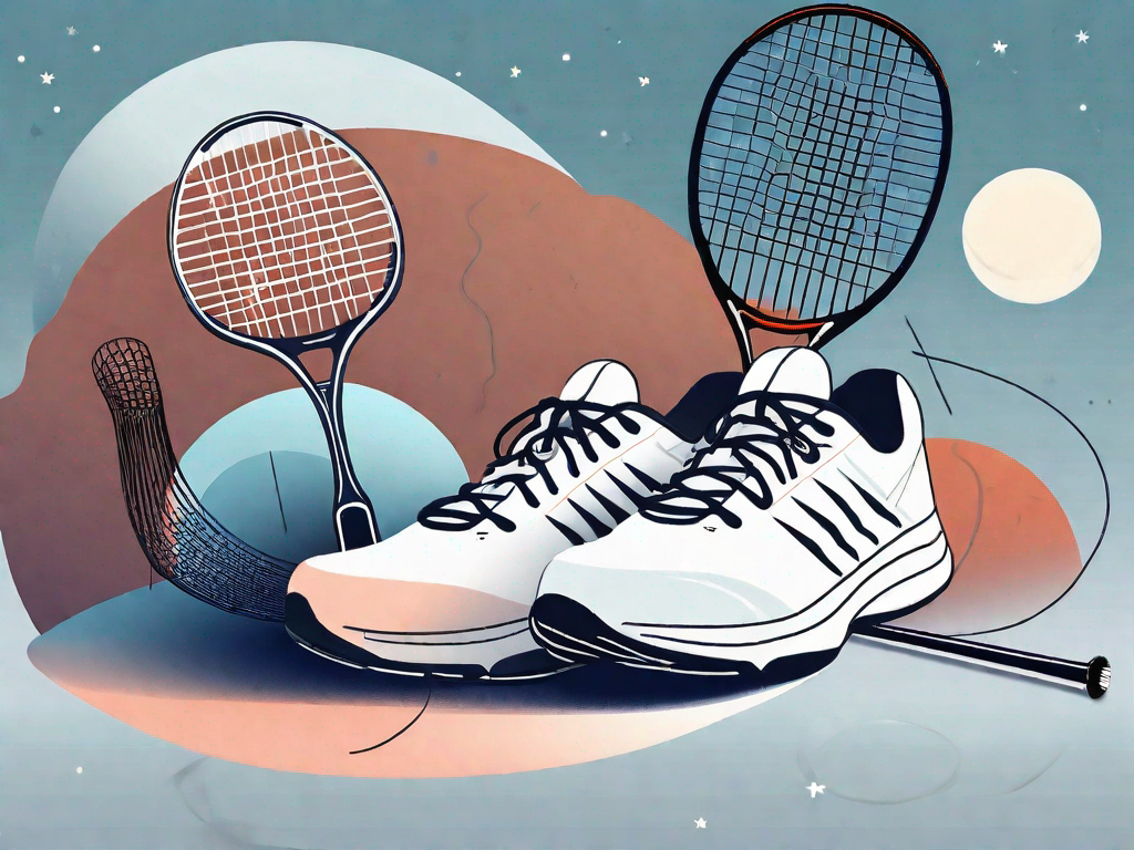 A pair of running shoes