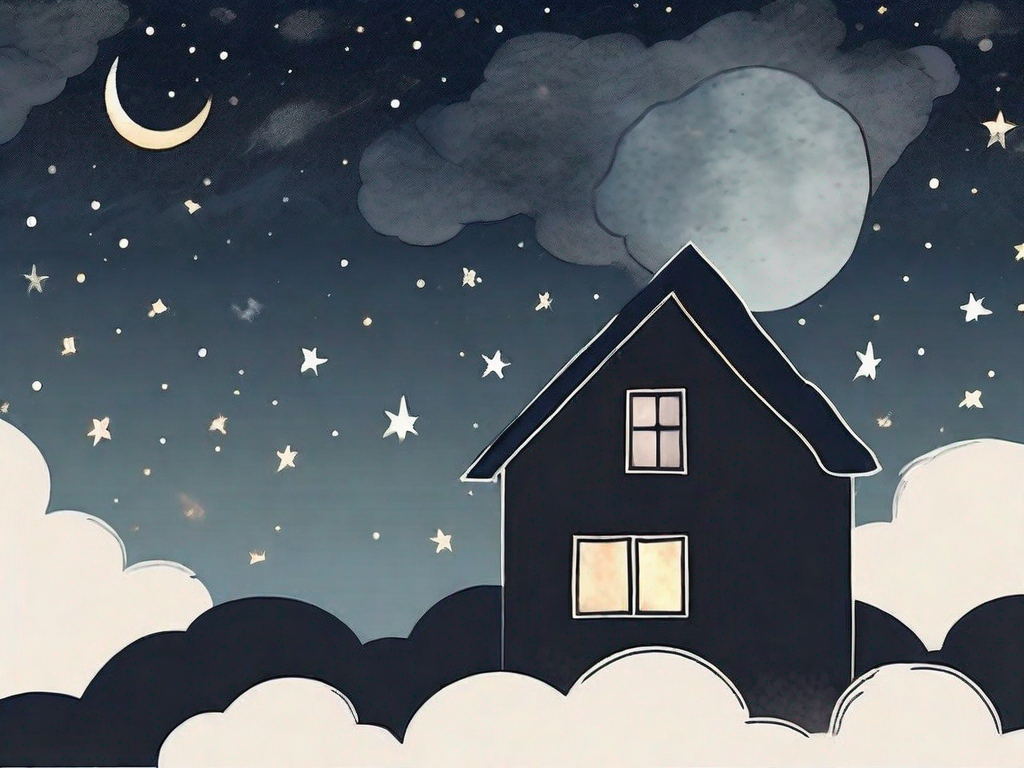 A dark night sky filled with stars