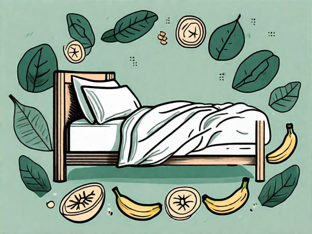 A bed with a broken sleep symbol hovering above it