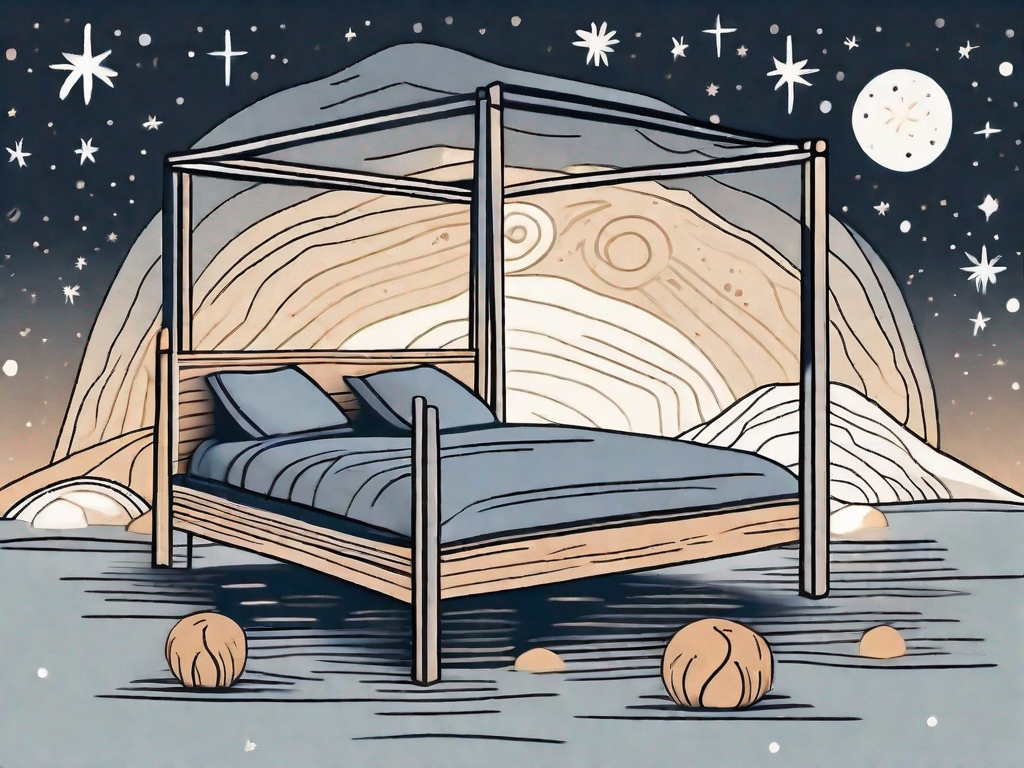 A serene night scene