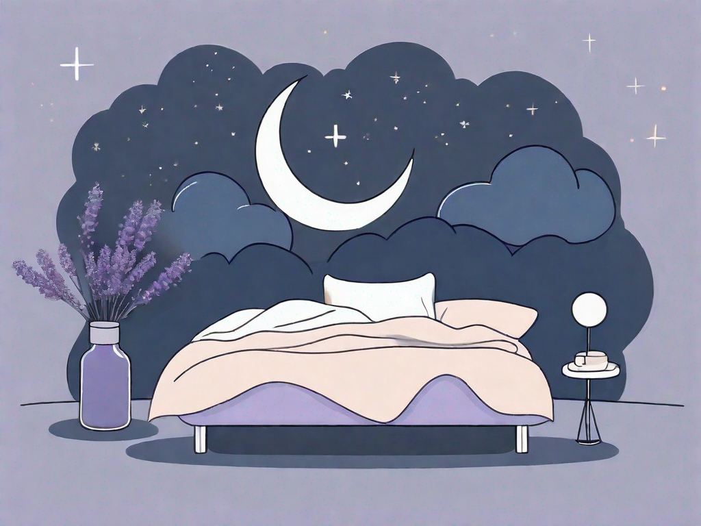 A night sky with a moon partially covered by clouds