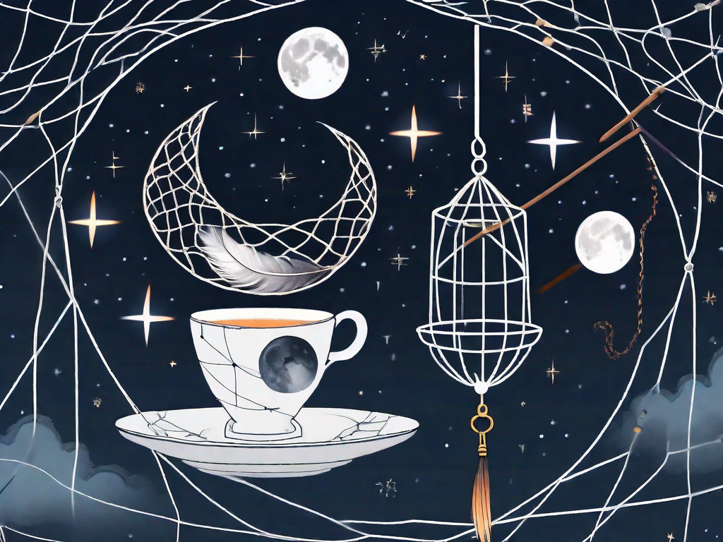 A night sky with a large