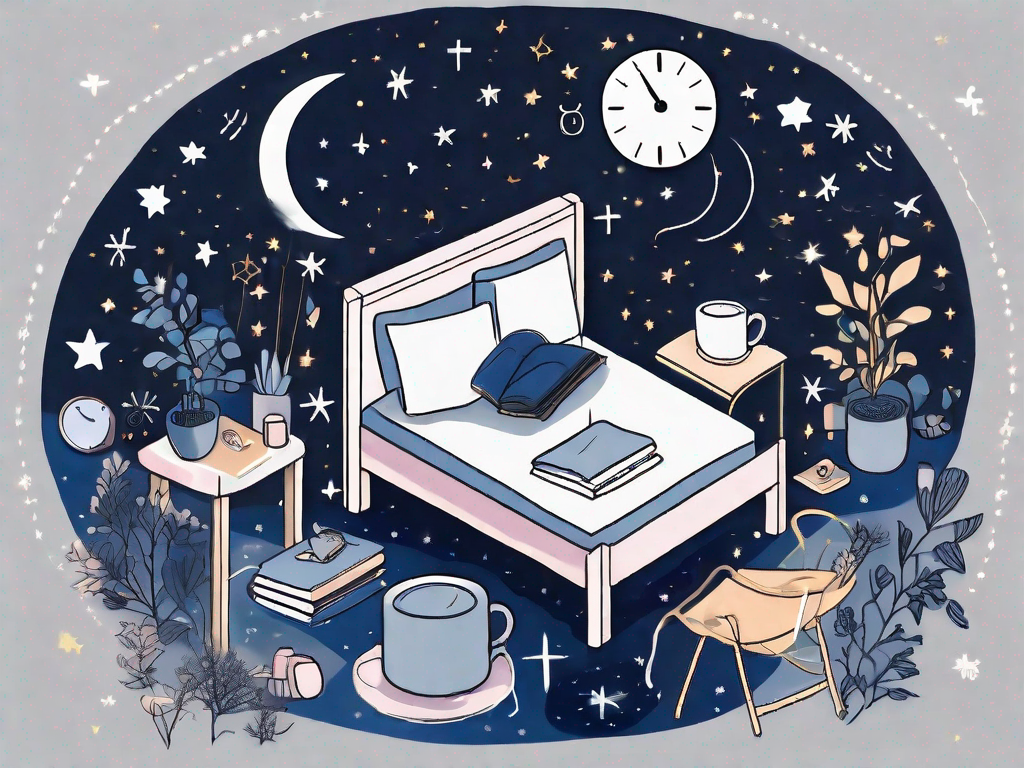 A night sky filled with stars and a moon