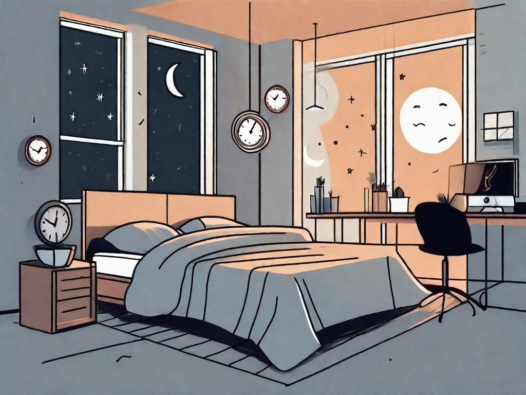 A night shift work setting